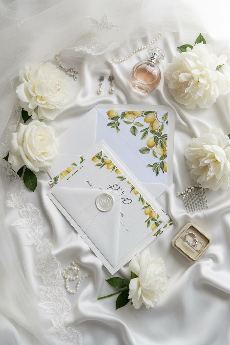 Flat Wedding Invitations