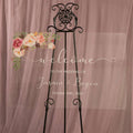 Floral Acrylic Wedding Welcome Sign, Blush Pink & Rose Decor