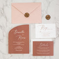 Neutral Archway Wedding Invitation Set