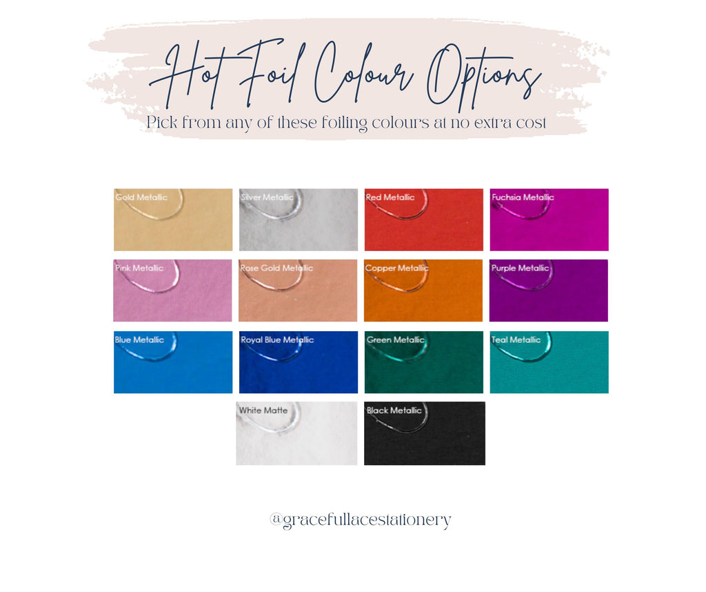 Blush Pink and Gold Foil Save the Date | Wedding Invitation