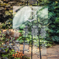 Modern Acrylic Wedding Table Seating Plan Sign