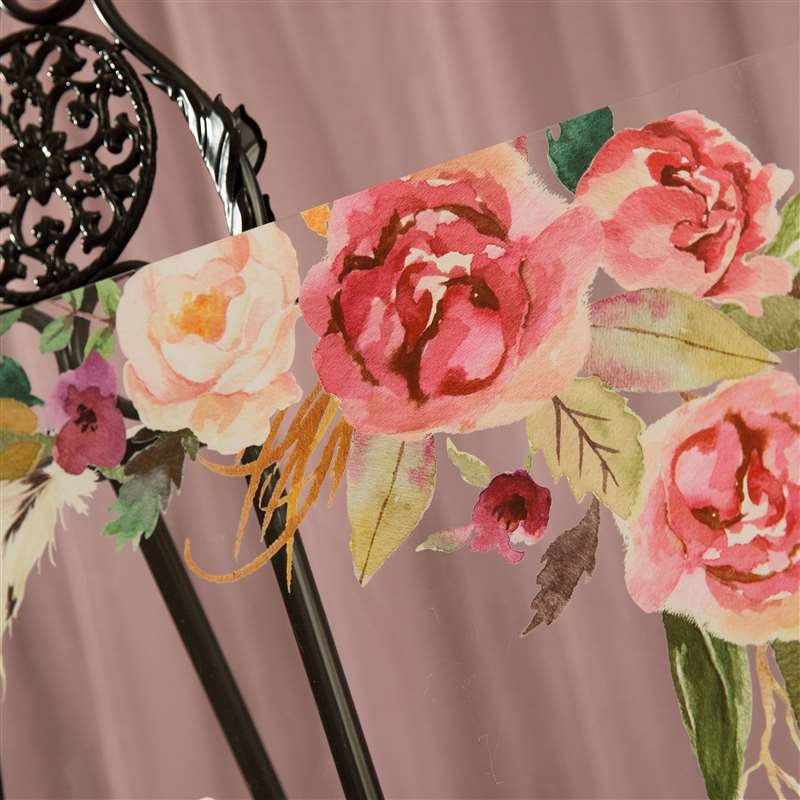 Floral Feather Acrylic Wedding Welcome Sign, Personalised Calligraphy