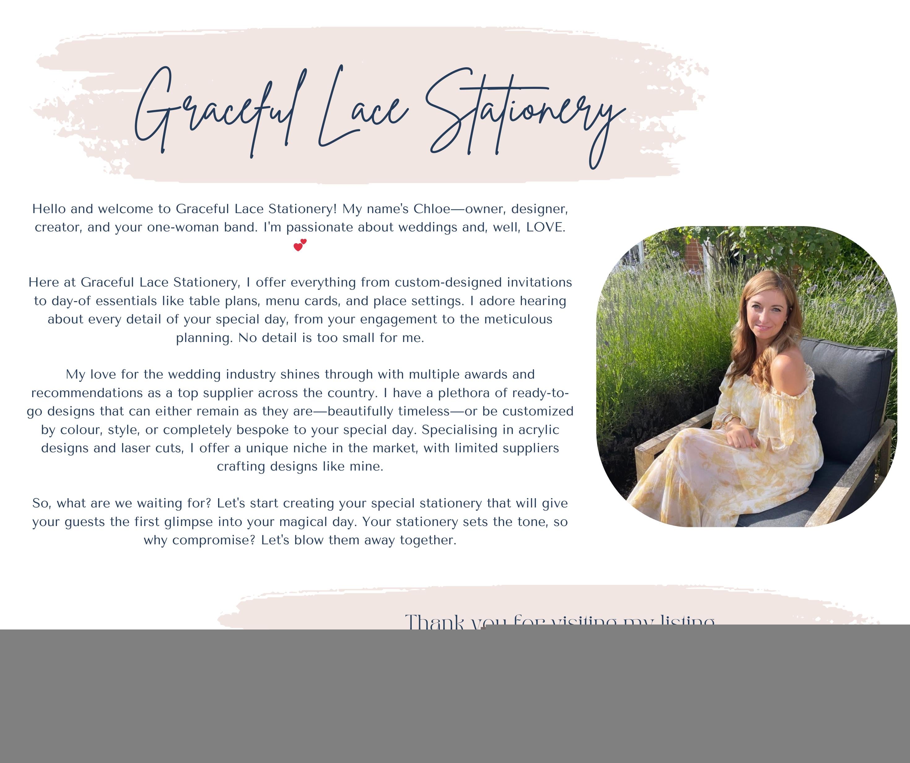 Black & Gold Acrylic Wedding Invitation | Pocketfold Envelope, Wax Seal