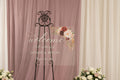 Burgundy Blush Floral Acrylic Wedding Welcome Sign