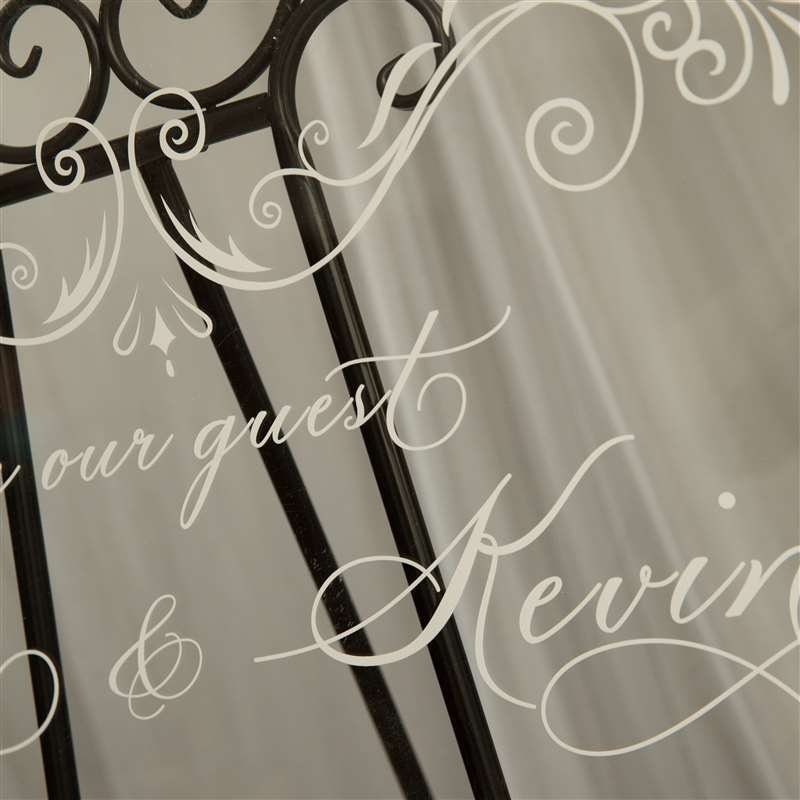 Acrylic Wedding Table Seating Plan, Elegant Reception Sign