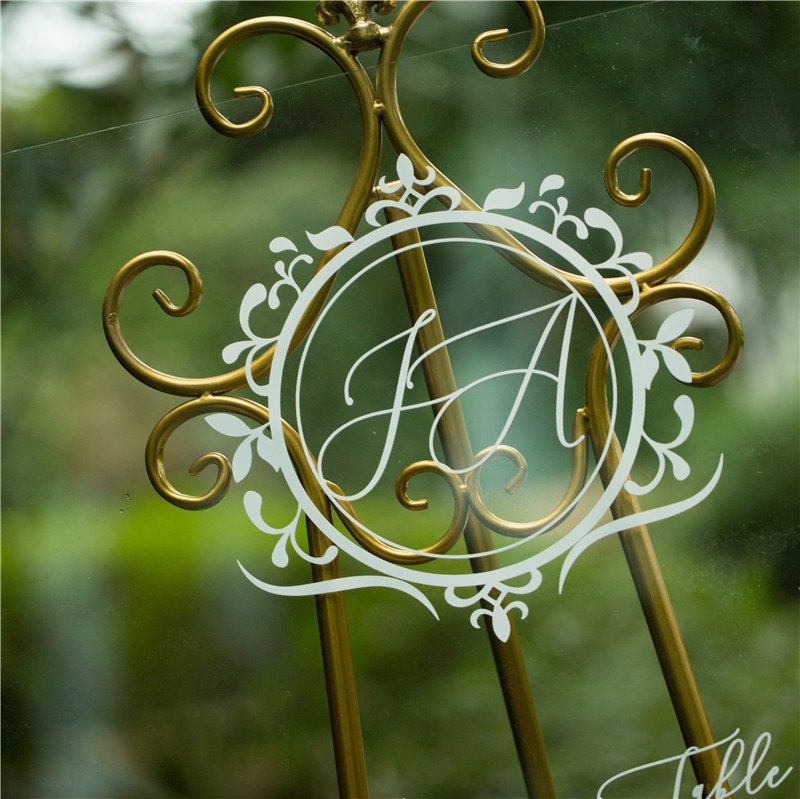 Modern Acrylic Wedding Table Seating Plan Sign