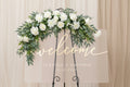 Frosted Gold Mirror Acrylic Wedding Welcome Sign